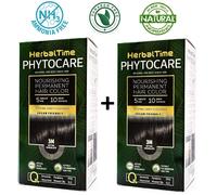 2 шт Краска для волос питательная без аммиака 3N Горький шоколад Herbal Time