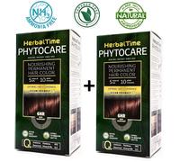 2 шт Краска для волос питательная без аммиака 6NR Богатый махагон Herbal Time