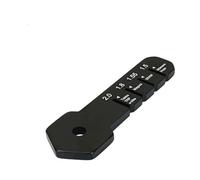 2.0 1.8 .55 .5 Strumento di misurazione preciso del rotore del freno a disco per bici Diametro del freno Spessore usura Controllo di usura Strumento di misurazione del disco facile da leggere