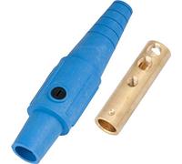 2/0-4/0 BLUE FEMALE CONN 600V/400A 1P1W CAM-Style plug