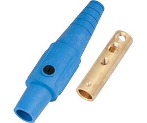 2/0-4/0 BLUE FEMALE CONN 600V/400A 1P1W CAM-Style plug