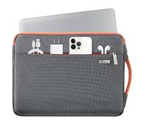 2.0 Generation Bag Laptop 16"(37×26.5×2.5CM) Rondella spessa integrata,360°Custodia per computer portatile per 15.6" Lenovo ASUS Acer Samsung Dell HP,Grigio