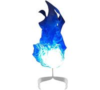 2.0 Puntelli lampada galleggiante per Halloween, palla di fuoco, fiamma, decorazione illuminata e gancio (blu, taglia unica)
