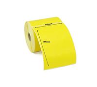 2.000 etichette termiche dirette 100mm x 150mm giallo per stampanti desktop.