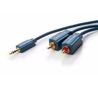 2,00m Clicktronic Casual MP3 Jack 3,5mm/2x Cavo Rca Phono Rca 2,0m 2m