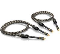 2,00m viablue NF-S1 Argento Quattro Mono Rca Cavo Rca 2,0m 2m (1Paar)