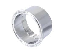 2-1/2" BSPT Female x 3" Tri Clamp 304 Stainless Steel Ferrule Clamp Pipe Fitting Connector