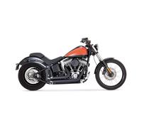 2-1/2" shortshots staggered exh pcx nero softail 12-17 Vance & hines