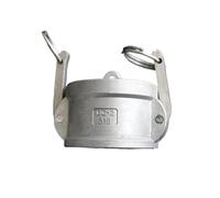 2-1/2" Socket End Cap Type C Camlock Quick Disconnect Coupling 316 Stianless Cam Groove For Hose Pumps