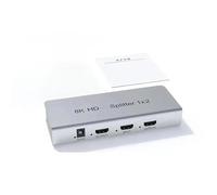 2.1 8K 60Hz 1x8 HDMI-compatibile in 8 out 1x4 splitter convertitore video distributore 3D for fotocamera laptop PC a monitor TV(8K 1X2)