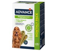 2 + 1 gratis! 3 x Snack Advance per cani - 3 x 720 g (3 x 28 pz) Medium Stick Snack per cane