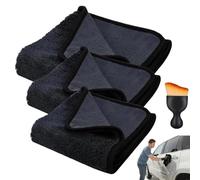 2+1 Pcs Twist-Weave Microfiber Car Towel, Streak-Free, Ultra-Absorbent&Scratch-Safe Car Drying Cloth, Thickening Super Soft Car Towel, Extra Largewipe for Cars Truck SUV (1, S+M+L)