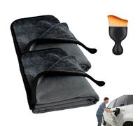 2+1 Pcs Twist-Weave Microfiber Car Towel, Streak-Free, Ultra-Absorbent&Scratch-Safe Car Drying Cloth, Thickening Super Soft Car Towel, Extra Largewipe for Cars Truck SUV (2, Medio)