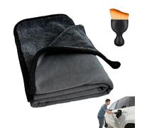 2+1 Pcs Twist-Weave Microfiber Car Towel, Streak-Free, Ultra-Absorbent&Scratch-Safe Car Drying Cloth, Thickening Super Soft Car Towel, Extra Largewipe for Cars Truck SUV (1, L)