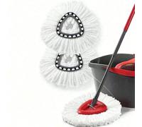 2/1 pezzi Di Ricambi Per La Testa Di Mocio Compatibili Con O-Cedar/Viled EasyWring Spin Mop - Ricambi Di Teste Di Mocio In Microfibra Lavabili Per Facile Pulizia, Per Cucina Tagli Unica,1 confezionePo