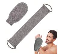 2/1 pezzo Asciugamano da bagno che produce schiuma quando si strofina la schiena. Utilizzare l'asciugamano da bagno schiumoso durante il bagno. Guanti esfolianti morbidi multifunzionali. Semplice e fa