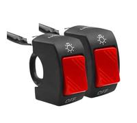 2/1 Pz Interruttore Manubrio Interruttore Moto ON OFF Pulsante Controllo Supporto Manubrio Faro Lampada Di Segnalazione Controllo Interruttori Modificati Accessori pulsante Motocicletta