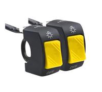 2/1 Pz Interruttore Manubrio Interruttore Moto ON OFF Pulsante Controllo Supporto Manubrio Faro Lampada Di Segnalazione Controllo Interruttori Modificati Accessori pulsante Motocicletta