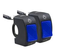 2/1 Pz Interruttore Manubrio Interruttore Moto ON OFF Pulsante Controllo Supporto Manubrio Faro Lampada Di Segnalazione Controllo Interruttori Modificati Accessori pulsante Motocicletta