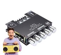 2.1 Scheda Amplificatore Audio Canale - Modulo Amplificatore Senza Fili Con Subwoofer 100W, Ingresso AUX, Ricevitore Portatile | Modulo Audio Ad Alta Potenza Per Teatro Domestico, Altoparlanti