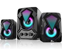 2.1 Sistema Di Altoparlanti Multimediali Con Subwoofer, USB Powered,11 Watt, Bas