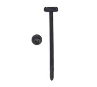 2/10/20/30/40pcs Fascetta for cavi in nylon Fibbia Fissaggio automatico Clip a vite Parafango for auto Tronco Protezione motore Filo for pannello(1Set(2Pcs))