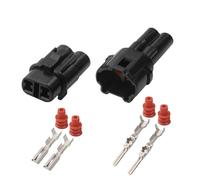2/10/20/50 Set 2-Spille Sumitomo Auto Cablaggio Impermeabile Maschio Femmina Grigio Connettore Impermeabile Spina 6187-2311 6180-2321 (Color : 2p female male B, Size : 10 sets)