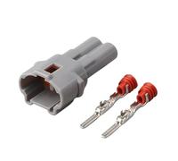 2/10/20/50 Set 2-Spille Sumitomo Auto Cablaggio Impermeabile Maschio Femmina Grigio Connettore Impermeabile Spina 6187-2311 6180-2321 (Color : 2p male, Size : 10 sets)