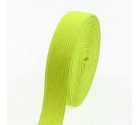 2-10 metri 10 mm elastico per pantaloni elastico in vita elastici per indumenti cintura biancheria intima elastico fettuccia fai da te cucito passamanerie-giallo fluorescente-10 mm-3,0 metri