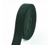 2-10 metri 38 mm elastico colorato in nylon e gomma per pantaloni, fettuccia elastica per biancheria intima, nastro sbieco, accessorio per cucito fai da te - verde scuro - 38 mm - 5 metri