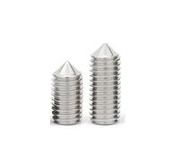 2-10 pezzi 316 acciaio inossidabile vite di fissaggio a testa conica esagonale M3 M4 M5 M6 M8 M10 bullone appuntito vite senza testa lunghezza 3 mm ~ 16 mm(12mm,M10-2pcs)
