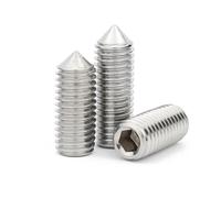 2-10 pezzi 316 acciaio inossidabile vite di fissaggio a testa conica esagonale M3 M4 M5 M6 M8 M10 bullone appuntito vite senza testa lunghezza 3 mm ~ 16 mm(16mm,M8-3pcs)