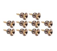 2-10 Pezzi Di Blocco Per Tracolla Per Chitarra Fibbia Antiscivolo In Metallo Perni Di Bloccaggio Per Basso Ukulele Accessori Di Bloccaggio Per Estremità Inferiori accessori di ricambio per chitarra(Go
