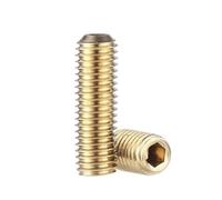 2-10 pezzi M3 M4 M5 M6 M8 M10 in ottone con estremità concava, vite esagonale senza testa, bullone superiore stretto(5mm,M10-2pcs)