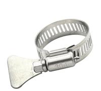 2-10 pezzi Morsetto per tubo flessibile a vite senza fine 6-95 mm Morsetto a chiave regolabile Fascetta per tubo flessibile in acciaio inossidabile per tubo dell'acqua Automotive Meccanico, 10,16 mm 1