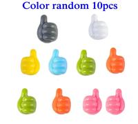2-10 Pz Ganci Adesivi Mano Silicone Fermacavi Porta Occhiali Auto Mini