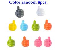2-10 Pz Ganci Adesivi Mano Silicone Fermacavi Porta Occhiali Auto Mini