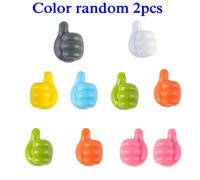 2-10 Pz Ganci Adesivi Mano Silicone Fermacavi Porta Occhiali Auto Mini