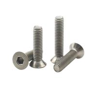 2-10 pz M2 .5 M3 M4 M5 M6 DIN7991 TA2 Puro Esagonale A Esagono Incassato Testa Svasata Piatta Vite A Brugola L = 3-50mm