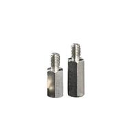 2-10 pz M2 .5 M3 Perno In Acciaio Inox Testa Singola Collegamento Esagonale Interno ed Esterno Colonna Telaio Mainboard Isolamento(8mm,M2(10pcs) x4)