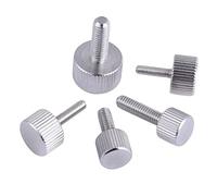 2-10 pz M2/M2.5/M3/M4/M5/M6/M8 In Acciaio Inox a Testa Piatta Zigrinatura Vite A Pollice Tenda Della Parete A Mano Stringere Le Viti, M8x30mm(2pcs)