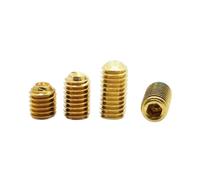 2-10 pz M2 M2.5 M3 M4 M5 M6 M8 M10 DIN916 Ottone A Esagono Incassato Vite Senza testa Bulloni(4mm,M2 10pcs)
