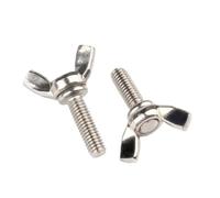 2/10 Pz M3 M4 M5 M6 M8 M10 Stringere A Mano Viti Farfalla Bullone Ala Vite A Pollice Artiglio A2-70 In Acciaio Inox(35mm(L),M4 10pc)