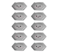 2. 10 x protezioni invisibili per prese a prova di bambino in silicone flessibile per l'uso rapido installazione della copertura di sicurezza del bambino