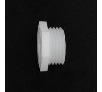 2-100 pezzi G1/8"-1/2" Tappo terminale for tubo filettato maschio in plastica Raccordi for tubi di irrigazione micro Tappi terminali for tubi Tappo a vite(G1I2 Inch,50pcs)
