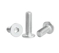 2-100 pezzi Vite M2-M8 Esagono Incassato Vite a Testa Wafer Piatta in Acciaio Inossidabile a Testa Bassa Ultra Sottile