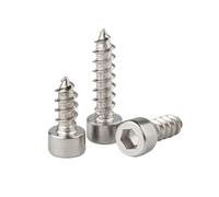 2-100pcs M1.7/M2/M2.3/M2.5/M3/M3.5/M4/M5/M6/M8 Viti autoaggancianti con testa cilindrica a bocca esagonale interna tipo-HA in acciaio inoxydabile, M6x20mm