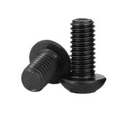 2-10PCS 1/8 5/32 3/16 1/4 5/16 3/8 Rotondo Nero Grado 10.9 Viti Esagonali Tappo A Vite Esagonale Presa Testa Bottone