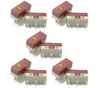 2/10Pcs HUANO Interruttore Originale 3Pin 30M Clic Mouse Pulsante Mute Microswitch Set Giallo Dot Microinterruttori on Off