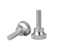 2-10pcs M2/M2.5/M3/M4/M5/M6/M8/M10 Viti a pomello striato a gradini in acciaio inoxydabile per pareti a tende, M10x60mm